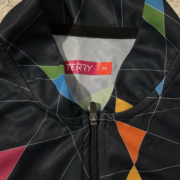 NWT Terry Bicycle Jersey Women M Sun Goddess Space Travel Cycling USA MADE - Picture 7 of 15